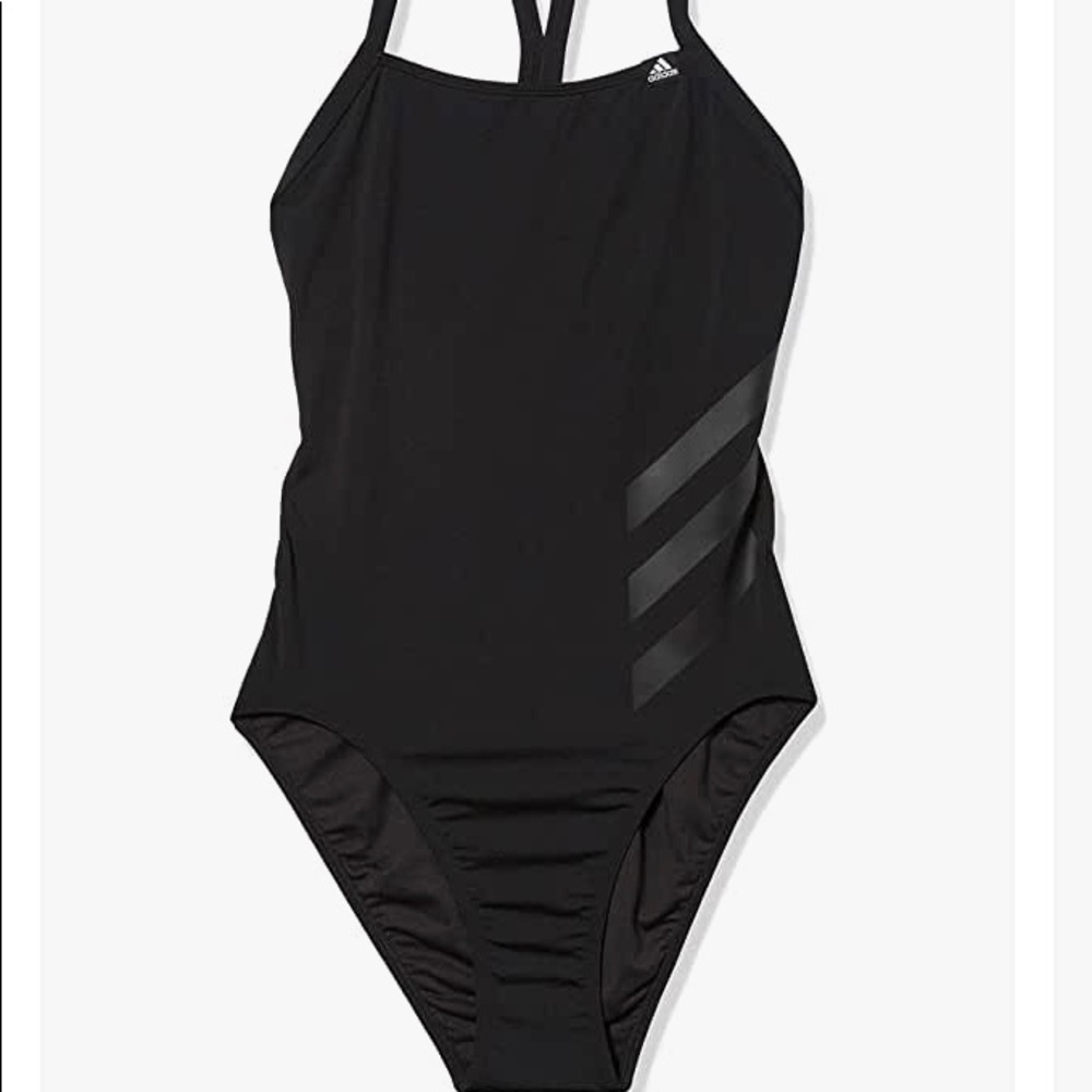 Adidas Women's Pro Big 3-Stripes Swimsuit